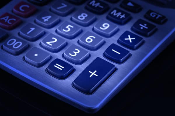 Desktop Calculator Keypad